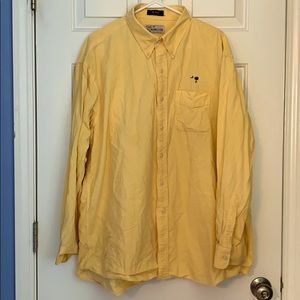 SC Palmetto Tree Corduroy Shirt - Yellow